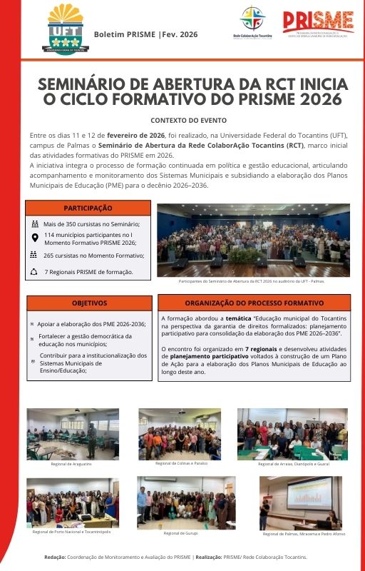 Seminário da RCT marca o início do Ciclo Formativo do PRISME 2026