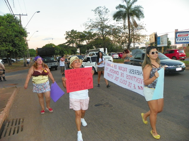 ntervenção realizada para conscientização realizada em feira na região norte de Palmas (Créditos: Pedro Ferreira) 